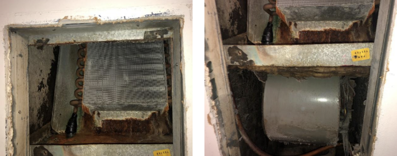 Legacy 1976 fan coil units in an Ottawa condo assessed for mechanical contracting modernization.